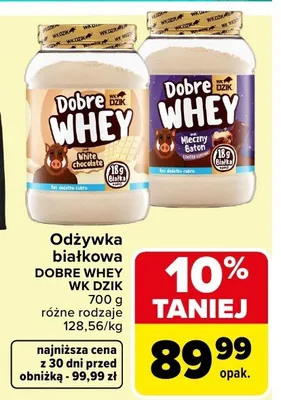 Odżywka białkowa różne rodzaje promocja w Carrefour Market
