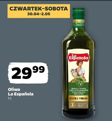 Oliwa La Española Extra Virgin promocja w Netto
