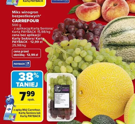 Miks winogron bezpestkowych Carrefour promocja w Carrefour Market