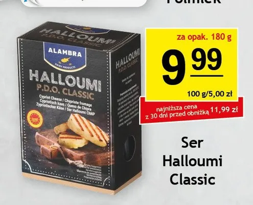 Ser Halloumi Classic Alambra promocja w Gram Market