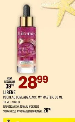 Podkład odmładzający Lirene My Master promocja w Drogerie Natura