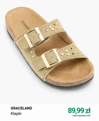 Klapki Graceland promocja w Deichmann
