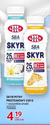 Skyr pitny proteinowy szarlotka Mlekovita promocja w Selgros