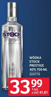 Wódka Stock Prestige 40% 700 ML promocja w Selgros