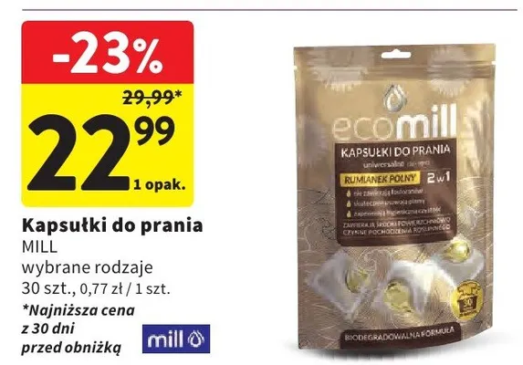 Kapsułki do prania wybrane rodzaje promocja w Intermarche