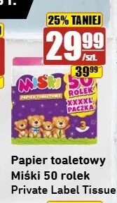 Papier toaletowy Miśki 50-pak Private Label Tissue promocja w API Market