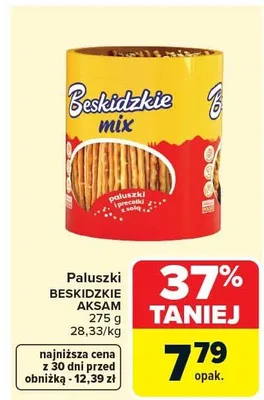 Paluszki mix promocja w Carrefour Market