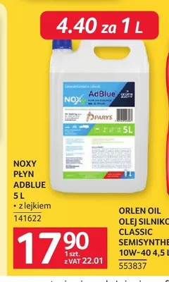 Płyn AdBlue NOXY 5l z lejkiem promocja w Selgros