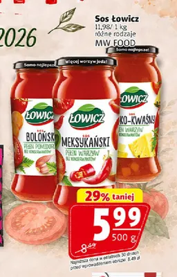 Sos Łowicz słodko-kwaśny promocja w Prim Market