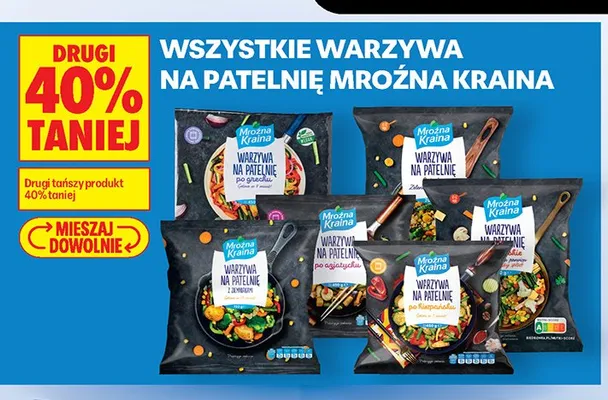 Warzywa na patelnię po azjatycku Mroźna Kraina promocja w Biedronka