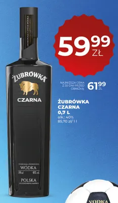 Wódka Żubrówka Czarna promocja w Duży Ben
