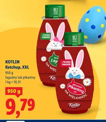 Ketchup, XXL pikantny promocja w Lidl
