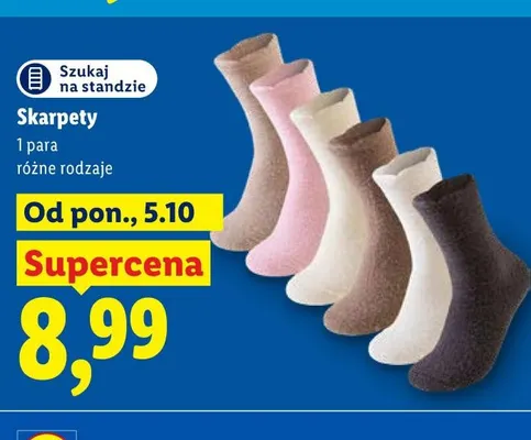 Skarpety promocja w Lidl