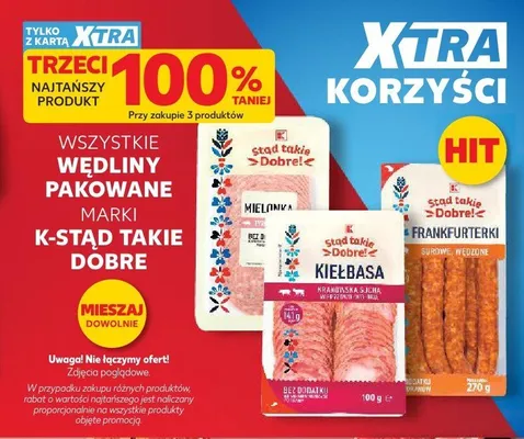 Wędliny pakowane K-Stąd Takie Dobre promocja w Kaufland