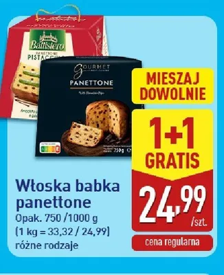 Włoska babka panettone Aldi promocja w Aldi