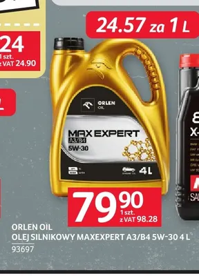 Olej silnikowy MaxExpert A3/B4 5W-30 Orlen Oil promocja w Selgros