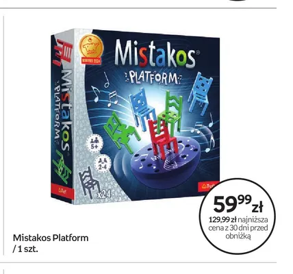 Gra planszowa Mistakos Platform Trefl promocja w Empik