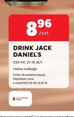 Drink Jack Daniel's promocja w Stokrotka