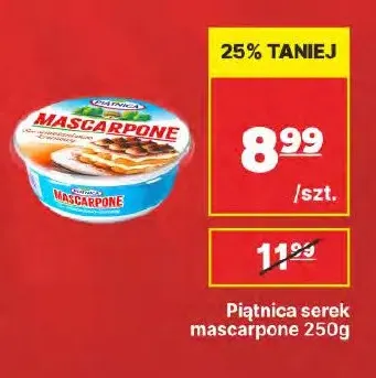 Serek mascarpone Piątnica promocja w API Market
