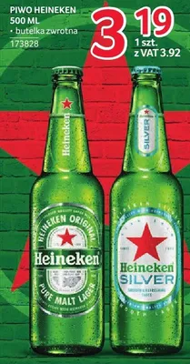 Piwo Heineken butelka zwrotna 173828 promocja w Selgros