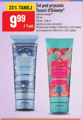 Żel pod prysznic Tesori d'Oriente Thalasso Therapy promocja w POLOmarket