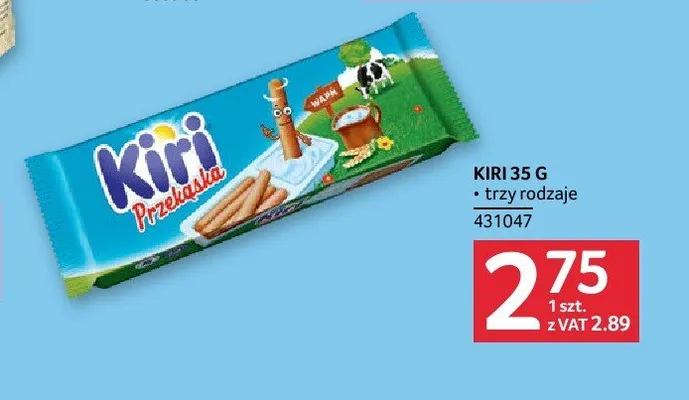 Przekąska serowa Kiri Przekąska promocja w Selgros
