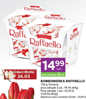 Bombonierka Raffaello Ferrero promocja w Stokrotka