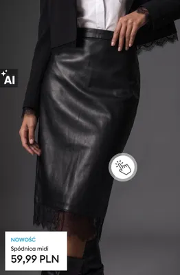 Spódnica midi promocja w Sinsay
