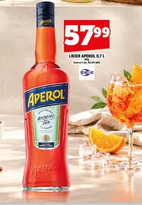 Likier Aperol promocja w TOPAZ