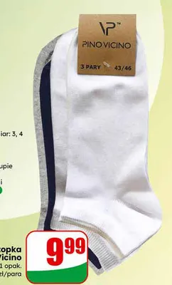 Skarpety stopka 3 pary promocja w Dino