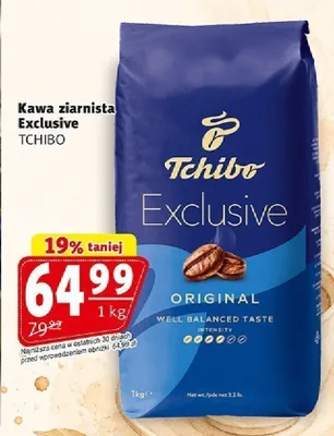 Kawa ziarnista Tchibo Exclusive Original promocja w Prim Market
