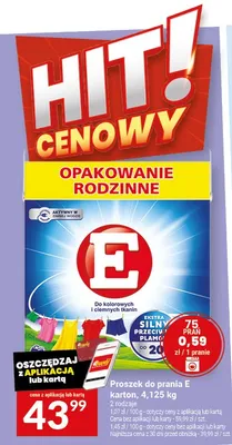 Proszek do prania E karton promocja w Twój Market