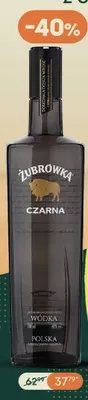 Wódka Żubrówka Czarna promocja w Żabka