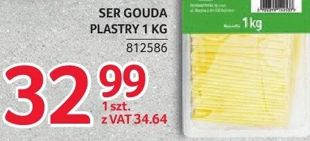 Ser gouda plastry promocja w Selgros