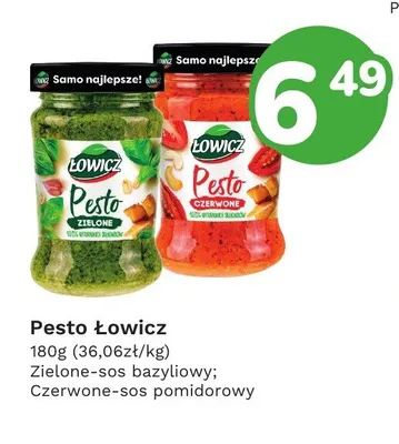 Pesto czerwone sos pomidorowy Łowicz promocja w Limonka