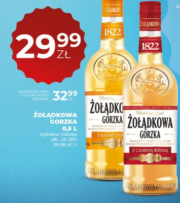 Wódka Gorzka Tradycyjna promocja w Duży Ben