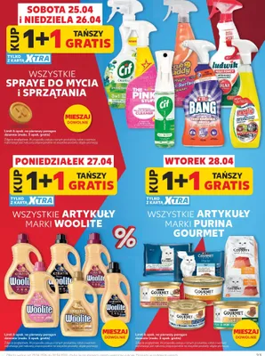 Spraye do mycia i sprzątania różne rodzaje promocja w Kaufland