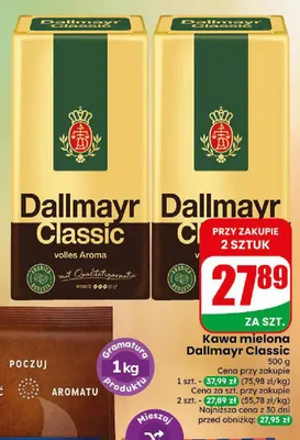 Kawa mielona Dallmayr Classic promocja w Dino