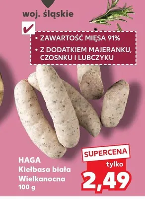 Kiełbasa biała Wielkanocna promocja w Kaufland