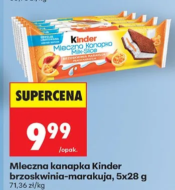 Mleczna kanapka brzoskwinia-marakuja promocja w Biedronka