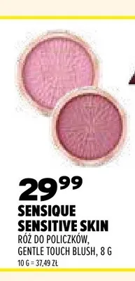 Róż do policzków Sensique Sensitive Skin Gentle Touch Blush promocja w Drogerie Natura