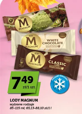 Lody Magnum White Chocolate promocja w ABC