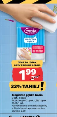 Magiczna gąbka Gosia promocja w Netto
