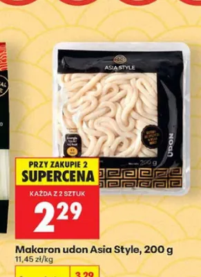 Makaron udon Asia Style promocja w Biedronka