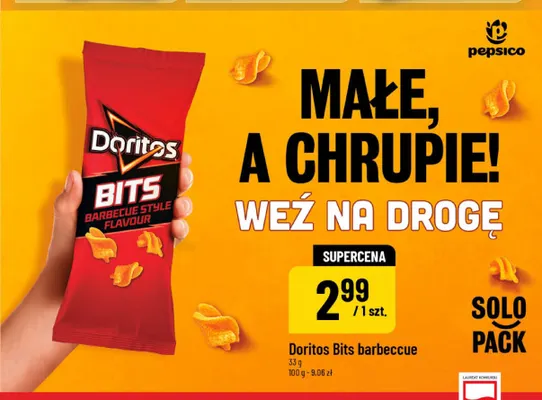Chipsy kukurydziane Doritos Bits Barbecue promocja w POLOmarket