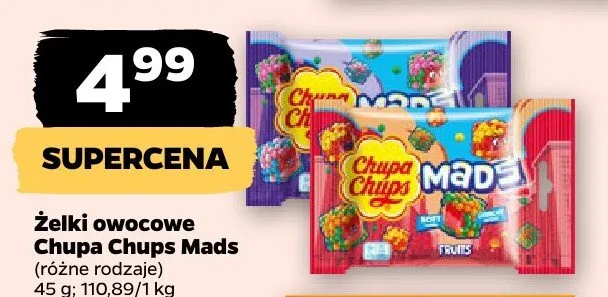Żelki owocowe różne rodzaje promocja w Netto