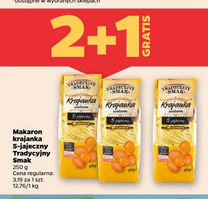 Makaron krajanka 5-jajeczny Tradycyjny Smak promocja w Netto
