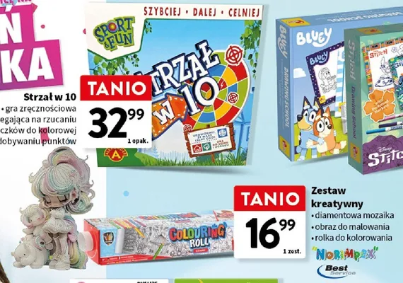 Zestaw kreatywny obraz do malowania Norimpex promocja w Intermarche