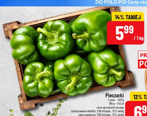 Papryka zielona promocja w POLOmarket