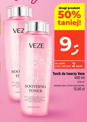 Tonik do twarzy Veze Soothing Toner promocja w Dealz